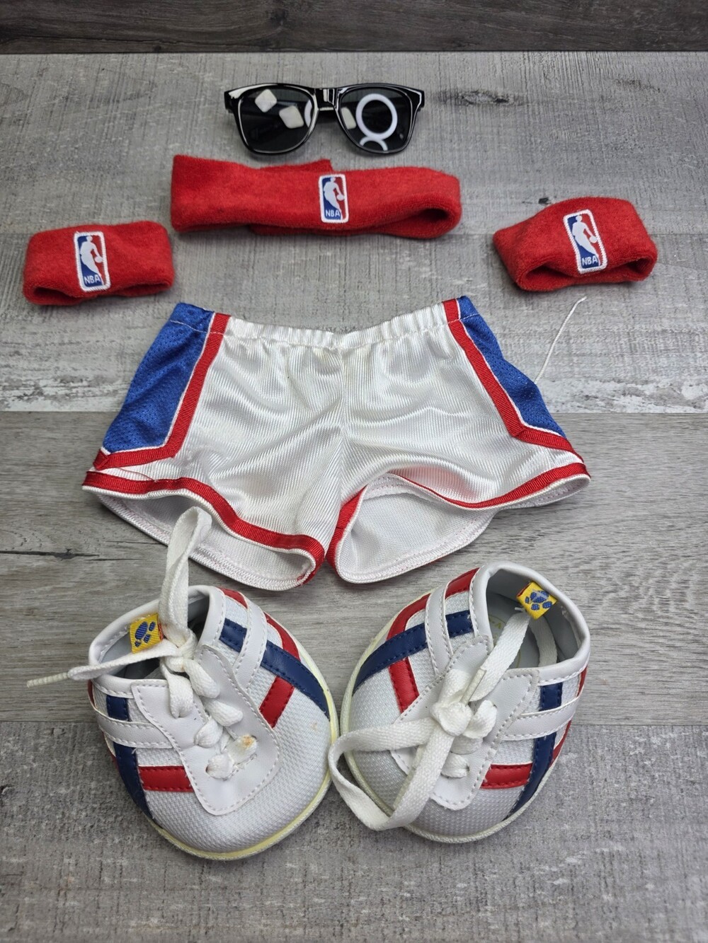 Build A Bear Basketball NBA Sports Teddy Bear Clothes Shoes Outfit g56